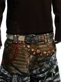 DND4DES | Brown Horsehair Cowhide Belt