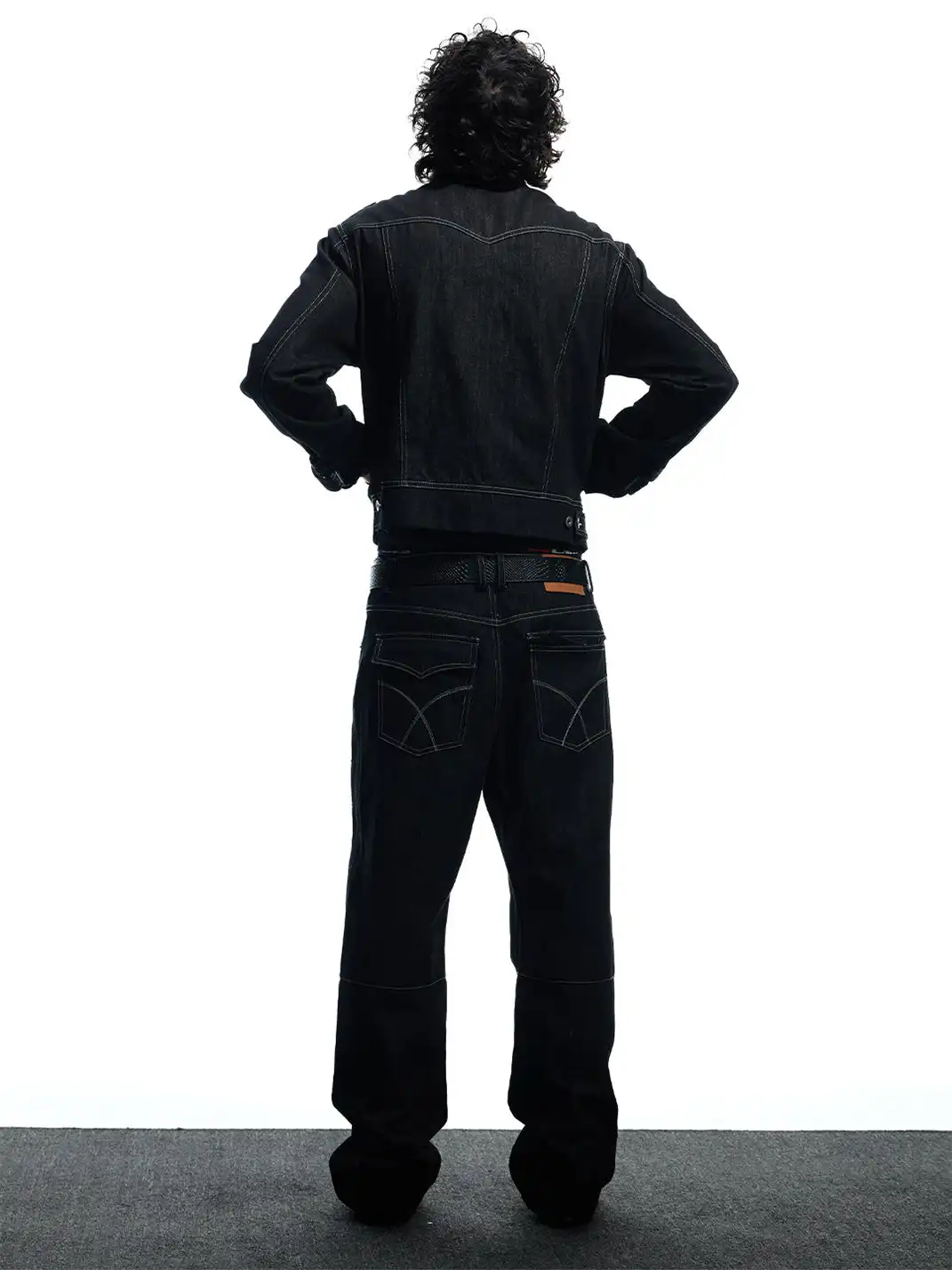 DND4DES | Stand-Up Collar Button-Down Heavy Metal Denim Jacket