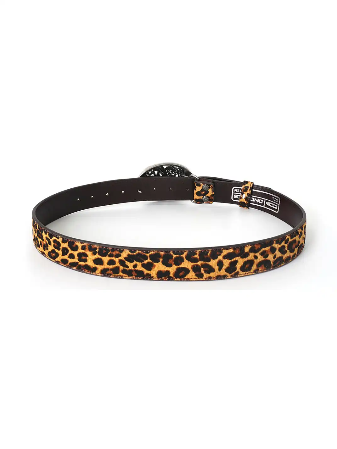 DND4DES | Horsehair Leopard Print Belt