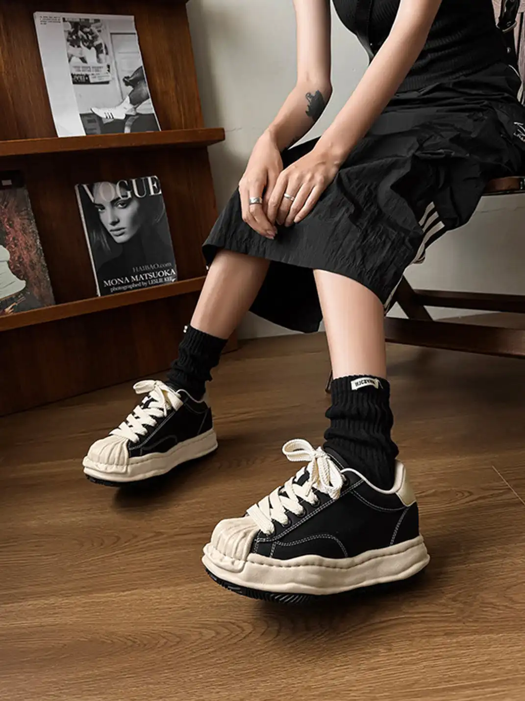 FGMM | 7CM Height Increasing Dissolving Board Shoes