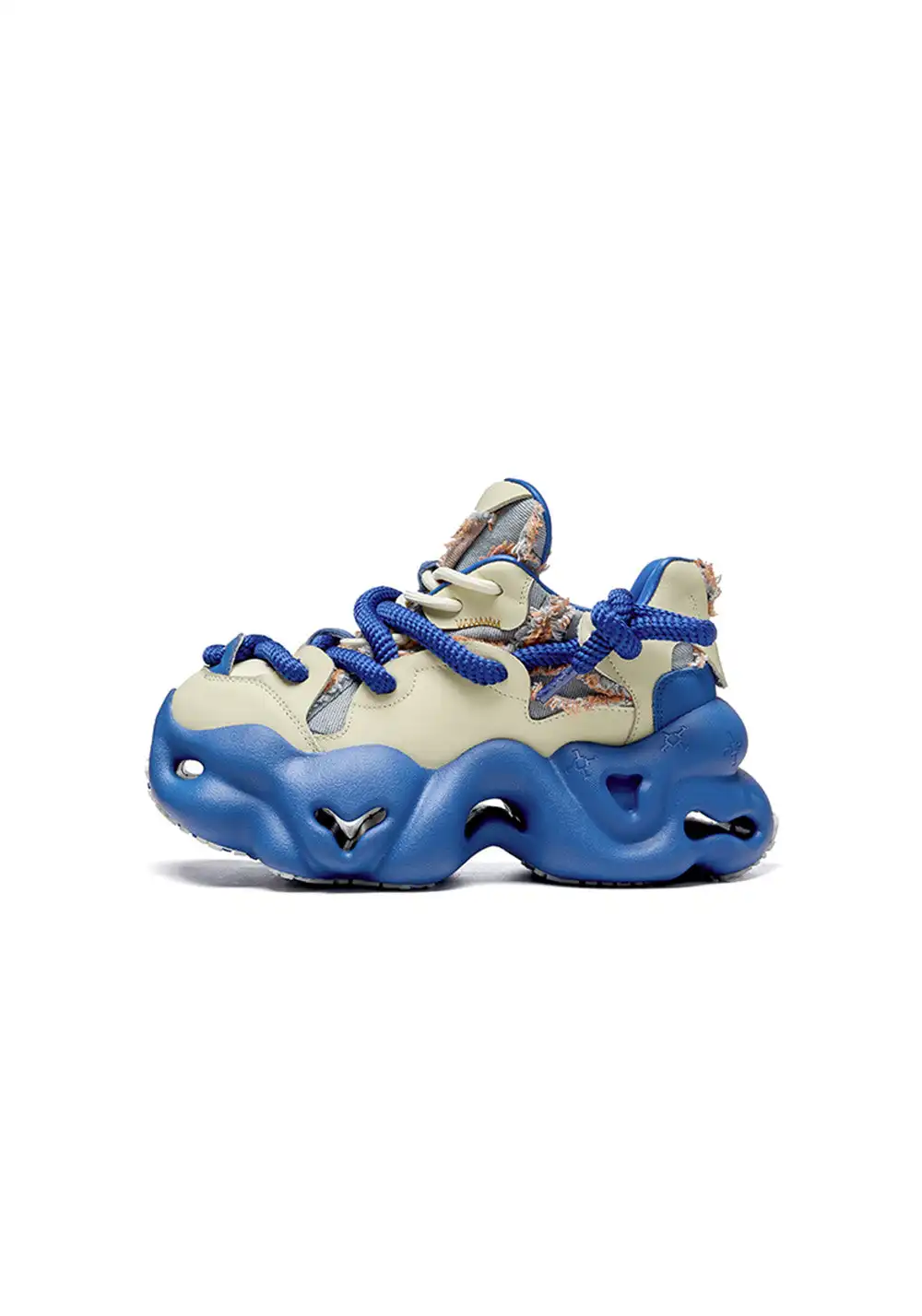 XMZY | 2025 Street Style Leather Dad Shoes-Blue