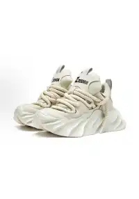 XMZY丨Hollow Platform Sandals -Beige