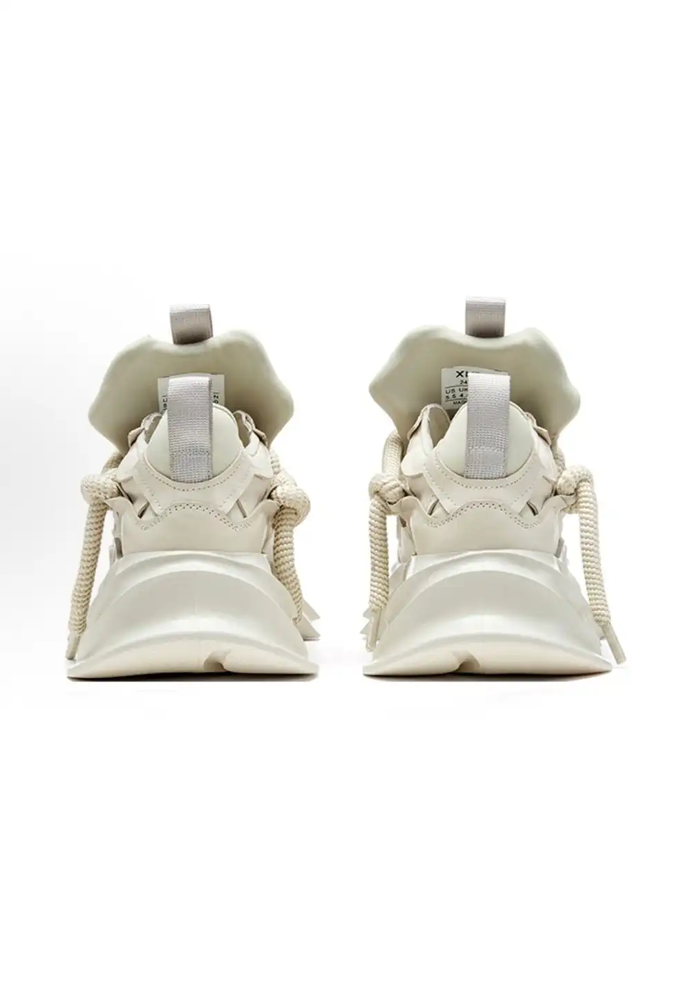 XMZY丨Hollow Platform Sandals -Beige