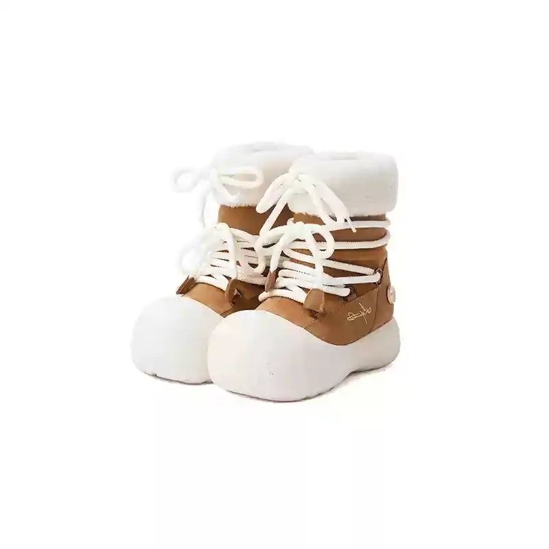 KILLWINNER丨Short Fur Long Tube Snow Boots