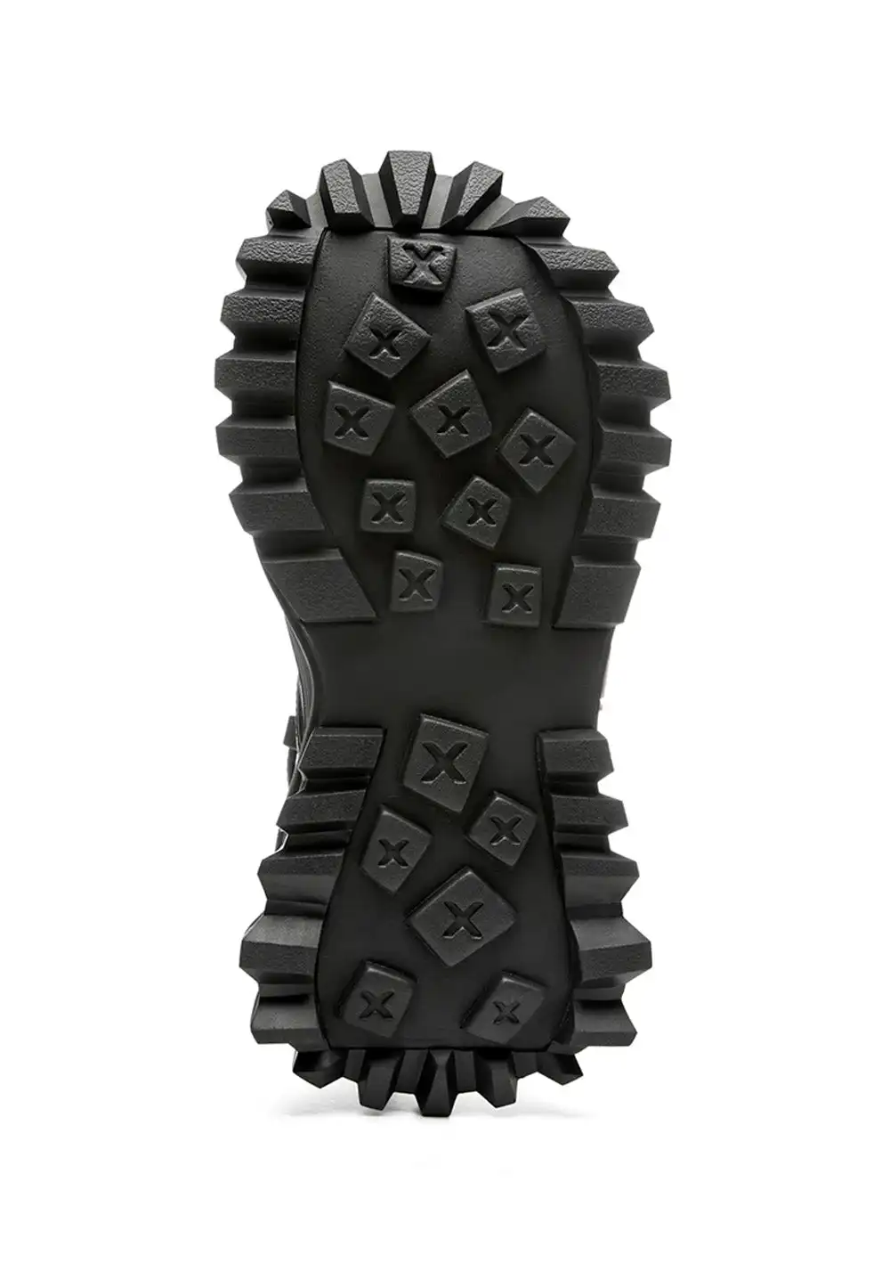 XMZY | Lace Mesh Combat Boots-Black