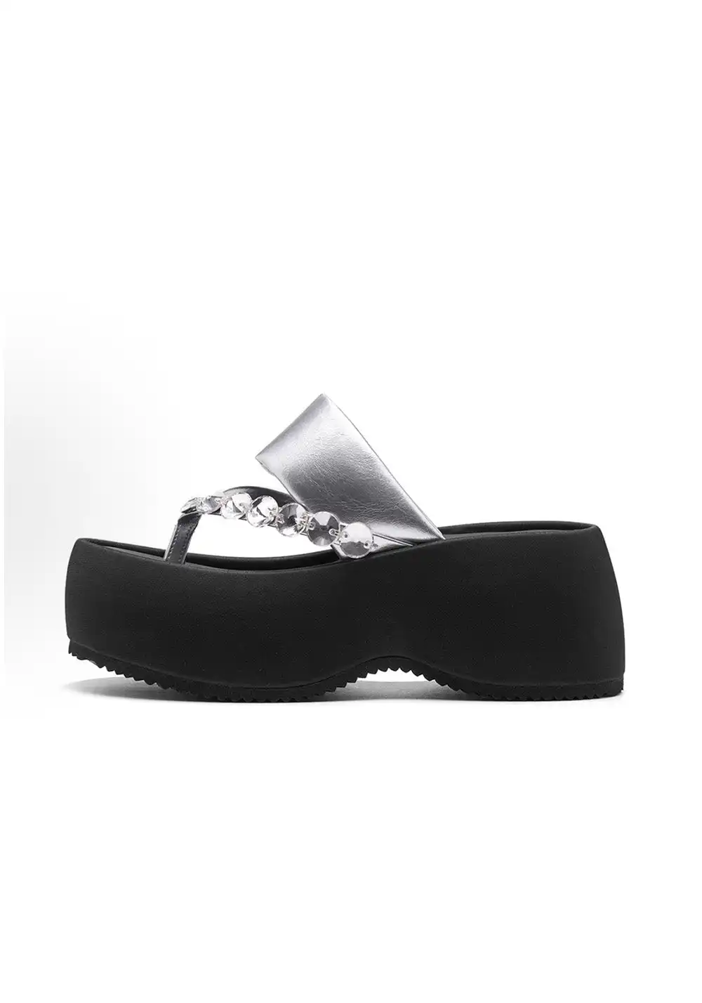 C.BANNER Crystal Platform Flip-Flops