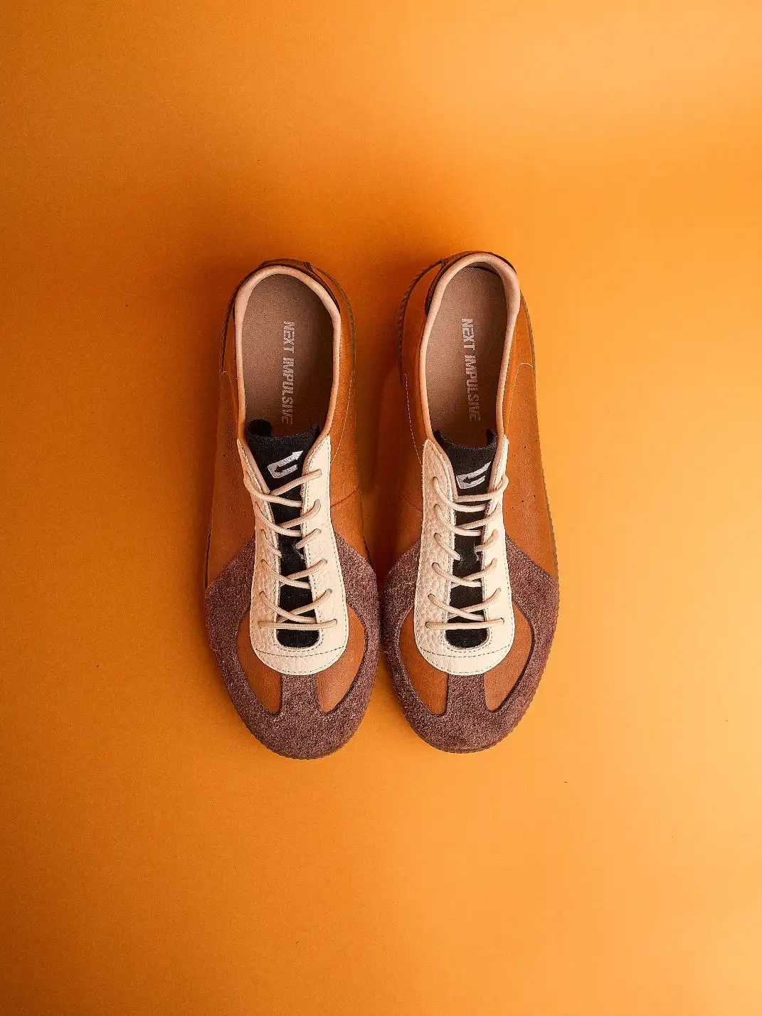 NEXT IMPULSIVE丨Halo Retro Sneakers - Spring Edition(Brown)
