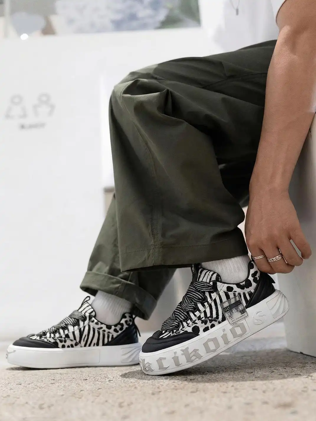 SALAXI | "ANIMAL WORLD" Chunky Skate Sneaker