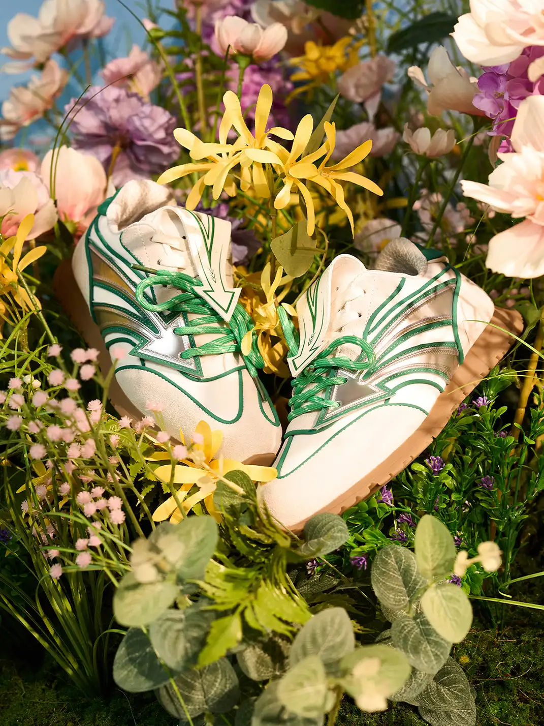 NEXT IMPULSIVE | Arrow Multicolor German Trainers-Green