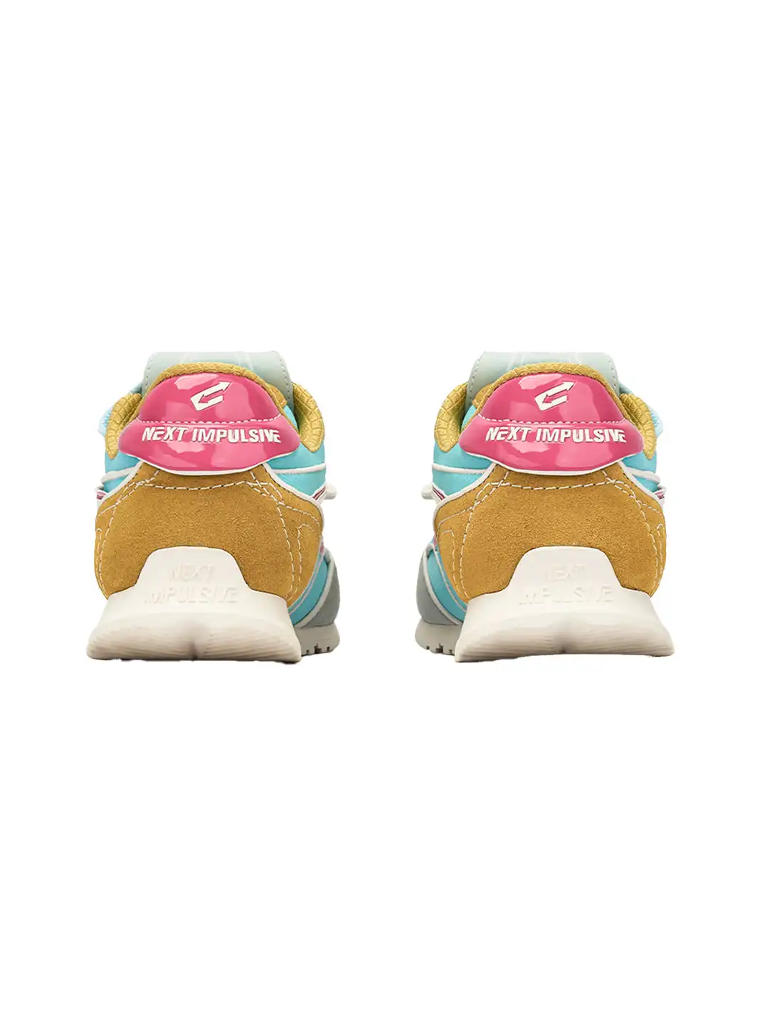 NEXT IMPULSIVE | Arrow Multicolor German Trainers-Blue&Pink