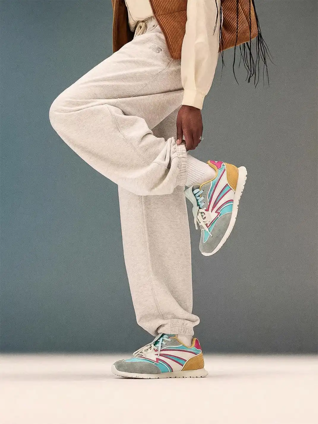 NEXT IMPULSIVE | Arrow Multicolor German Trainers-Blue&Pink