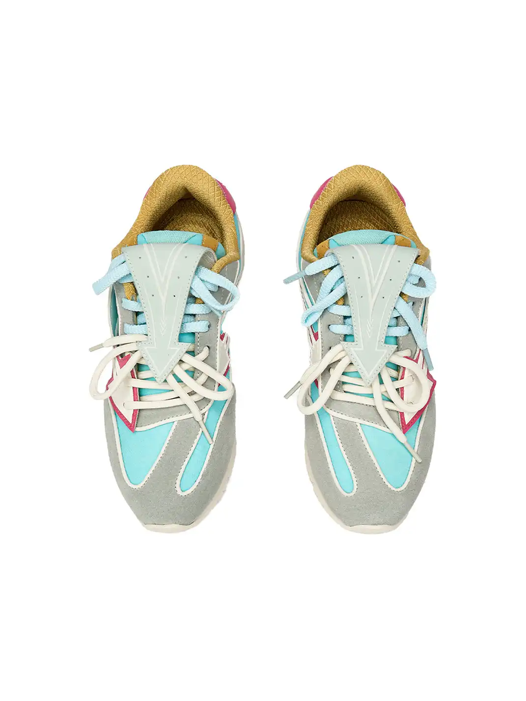 NEXT IMPULSIVE | Arrow Multicolor German Trainers-Blue&Pink