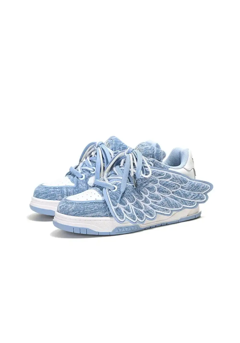 ADC丨Winged Feather Skate Shoes Platform Sole-Blue