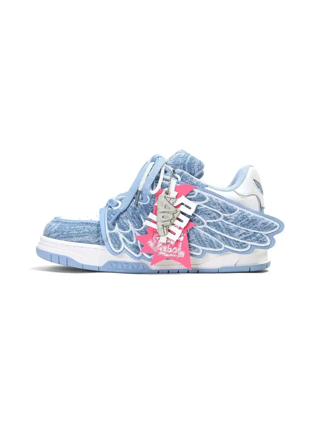 ADC丨Winged Feather Skate Shoes Platform Sole-Blue