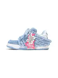 ADC丨Winged Feather Skate Shoes Platform Sole-Blue