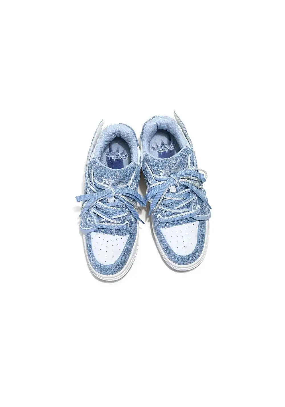 ADC丨Winged Feather Skate Shoes Platform Sole-Blue