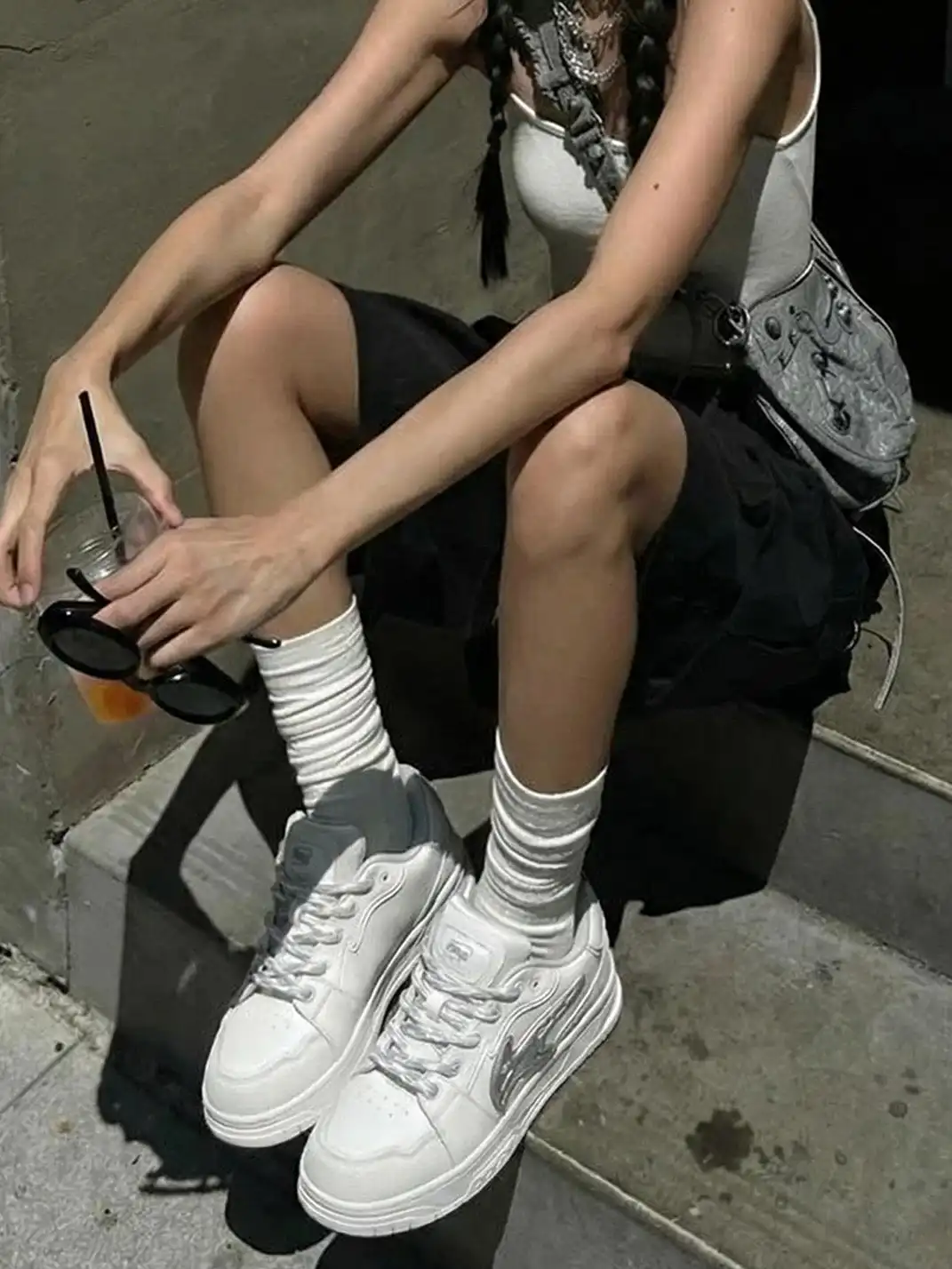 ADC丨K Series Suede Platform Sneakers