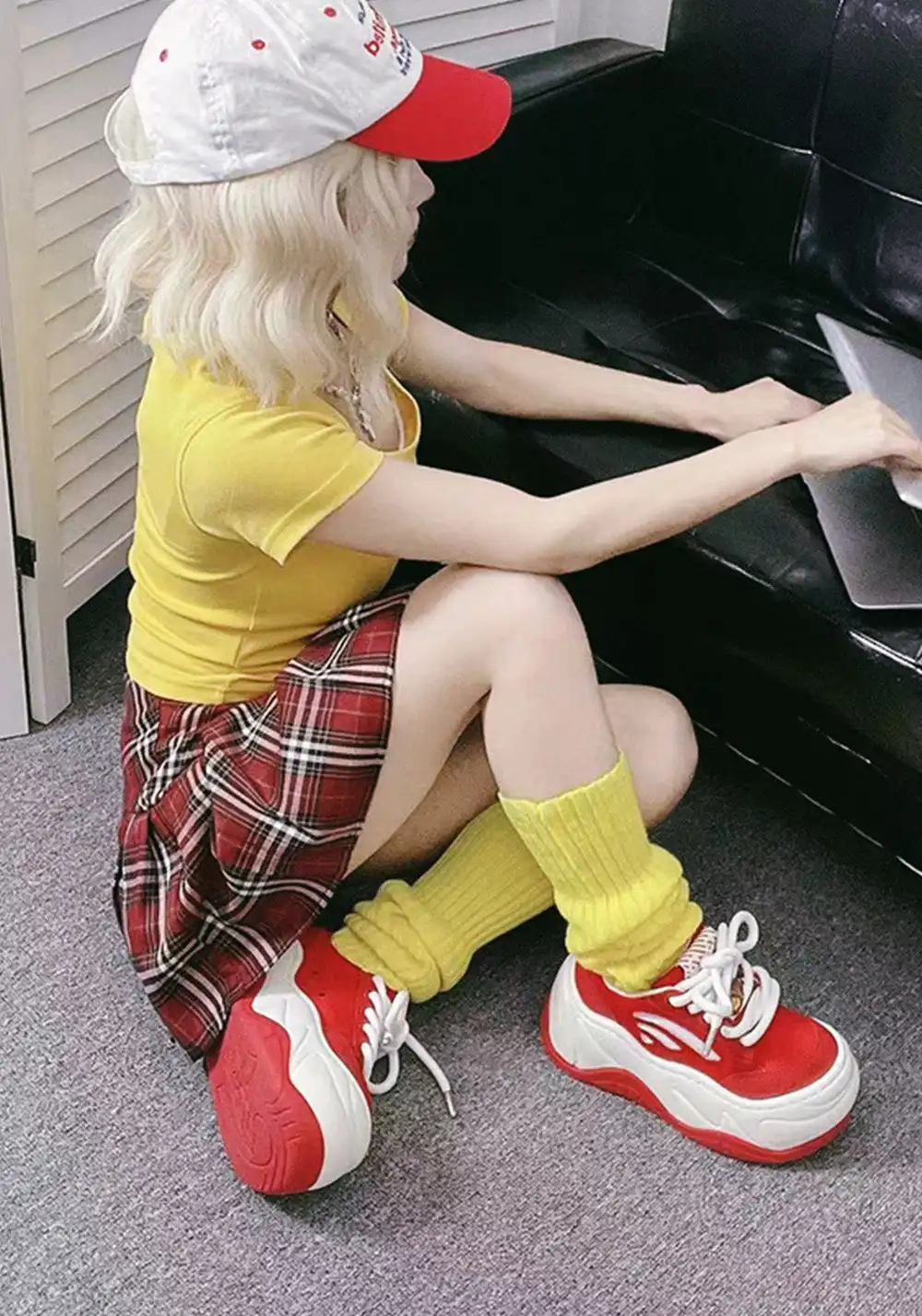FYSPR丨WiFi 1.0 Wave Platform Shoes-Red
