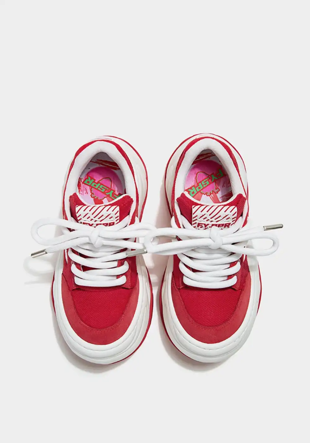 FYSPR丨WiFi 1.0 Wave Platform Shoes-Red