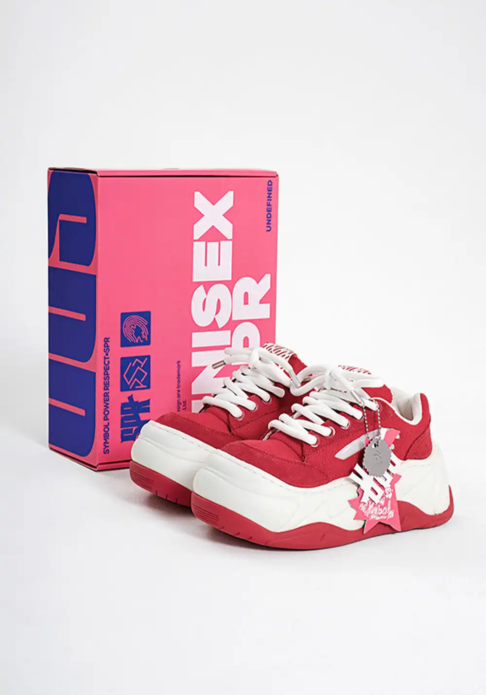 FYSPR丨WiFi 1.0 Wave Platform Shoes-Red