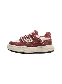 FGMM | Retro Distressed Denim Wavy Sole Sneakers