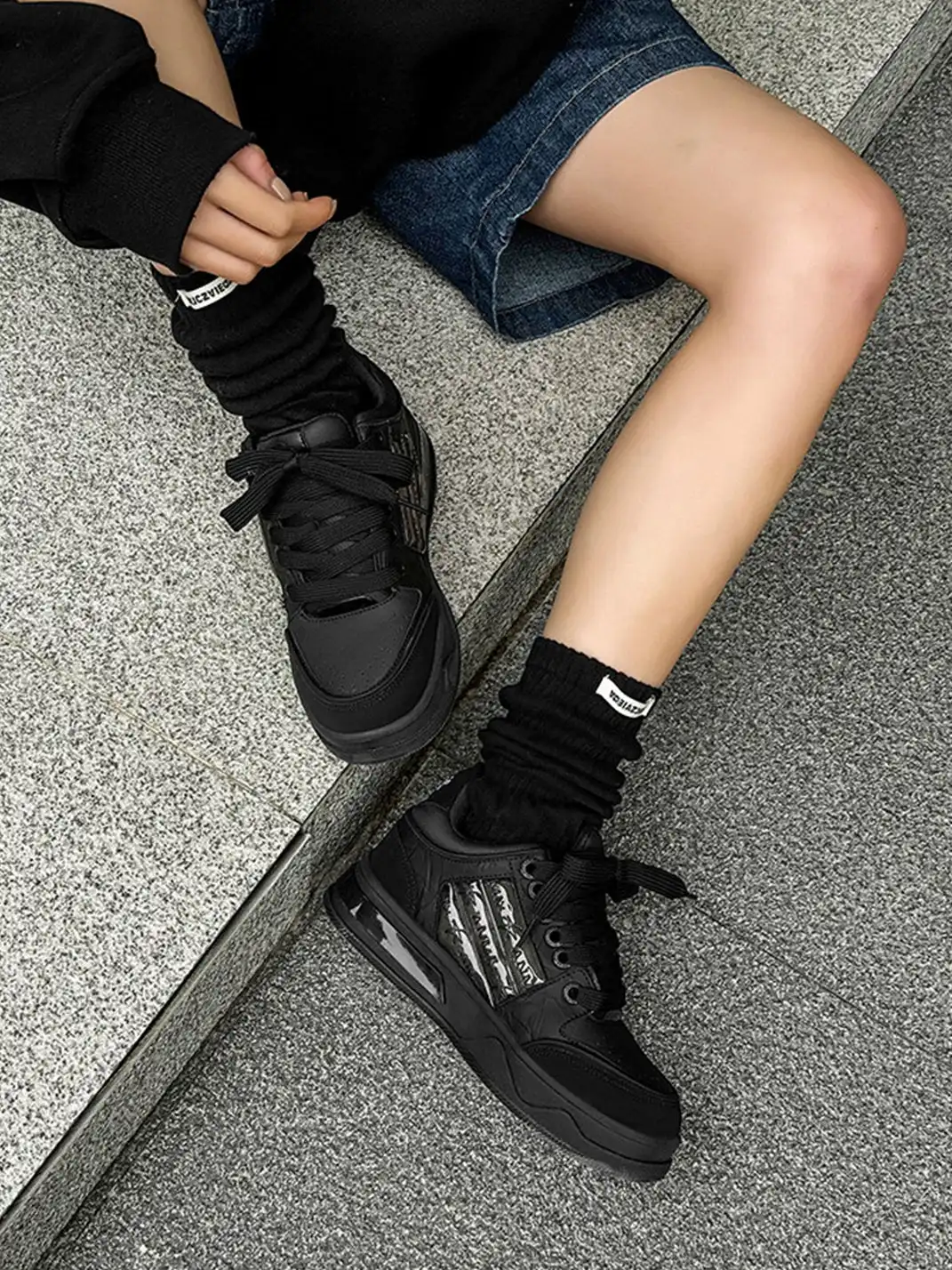 FGMM | Gothic Star Studded Chunky Sneakers