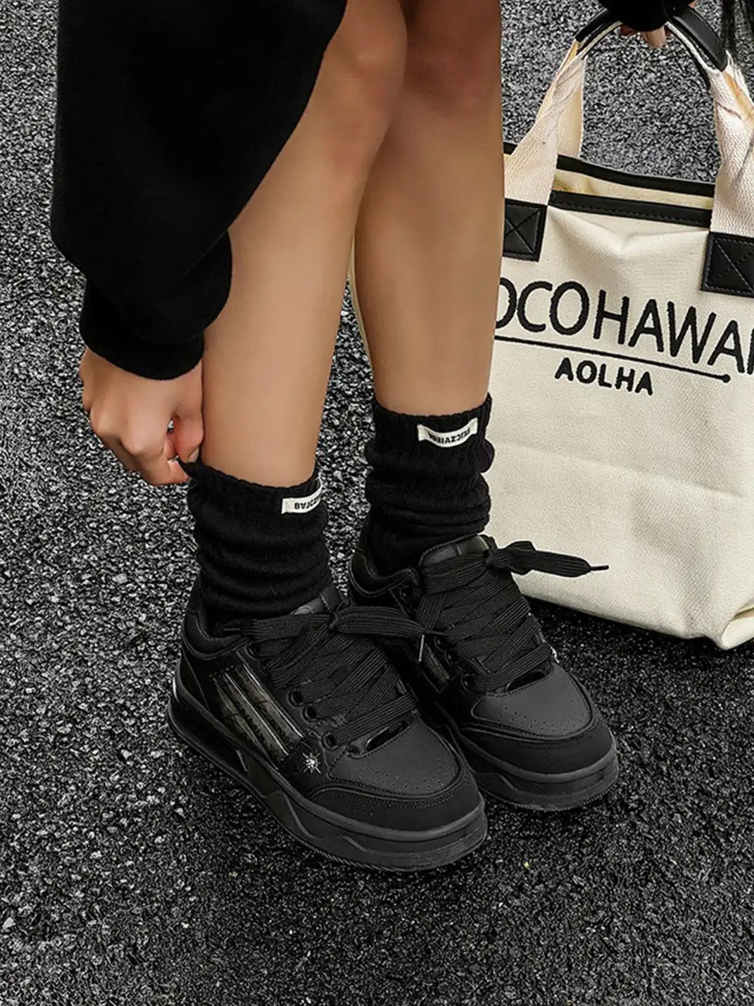 FGMM | Gothic Star Studded Chunky Sneakers