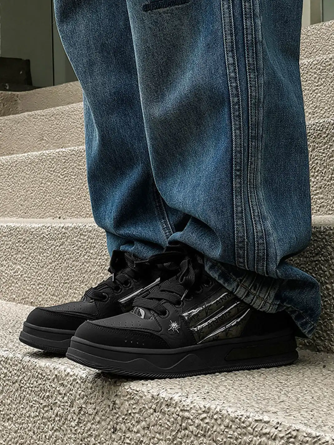 FGMM | Gothic Star Studded Chunky Sneakers