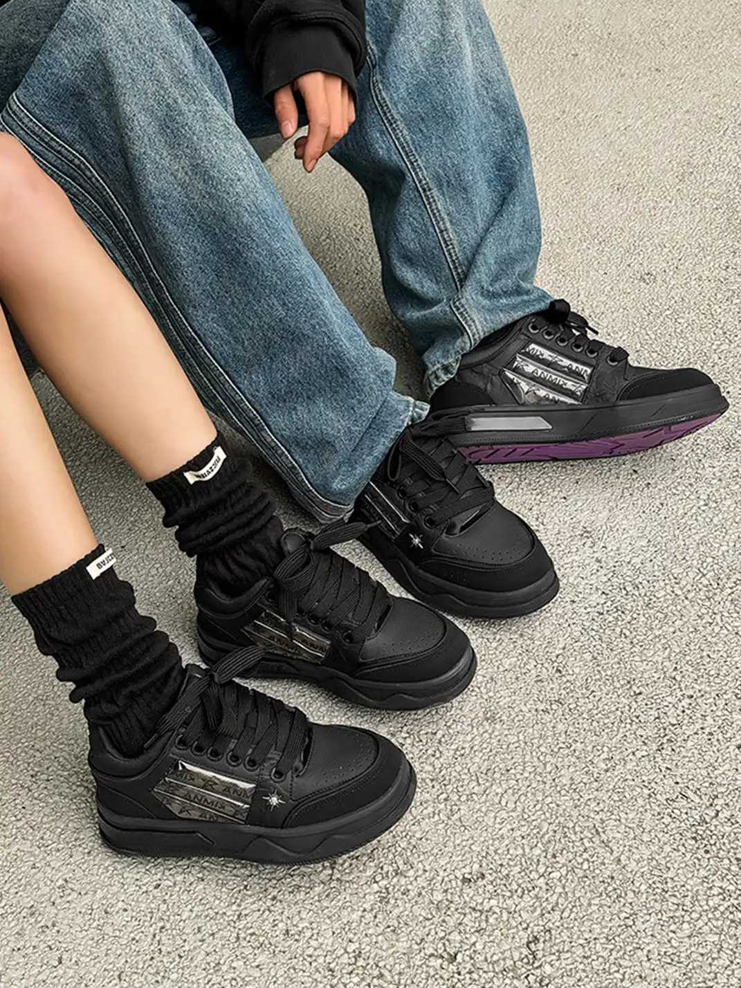 FGMM | Gothic Star Studded Chunky Sneakers
