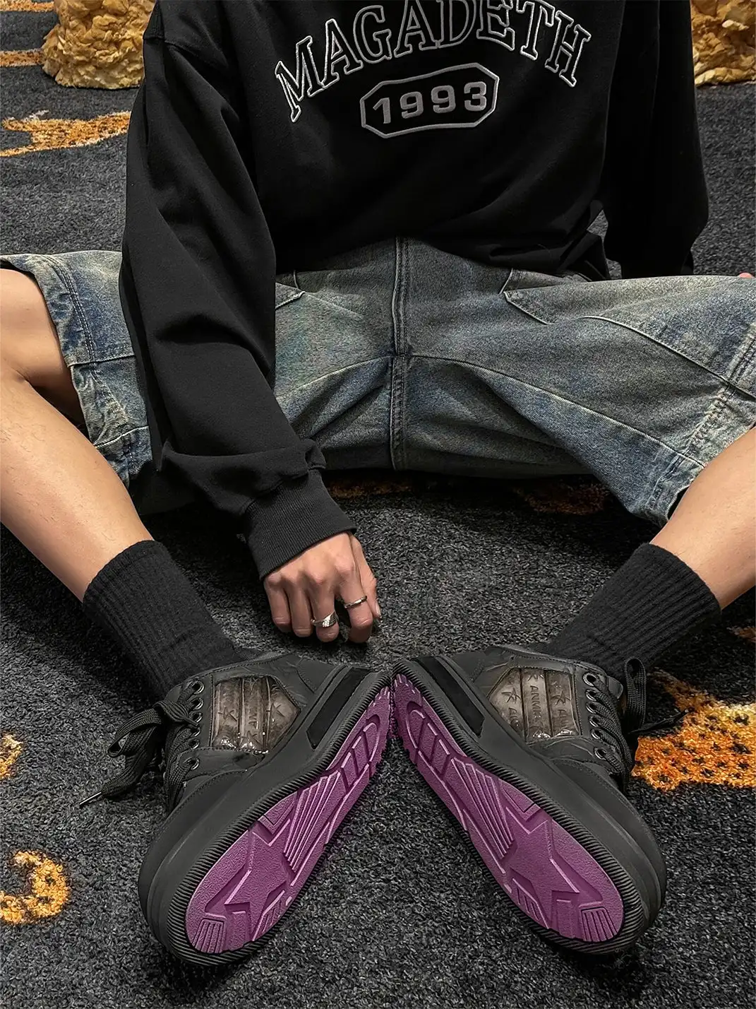 FGMM | Gothic Star Studded Chunky Sneakers