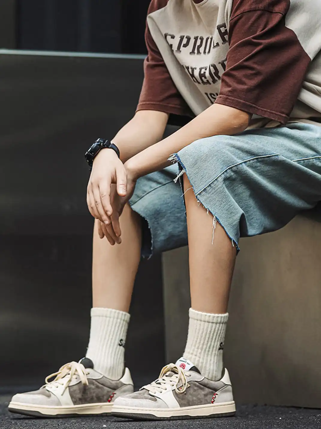 FGMM | Worn-In Suede & Leather Sneakers