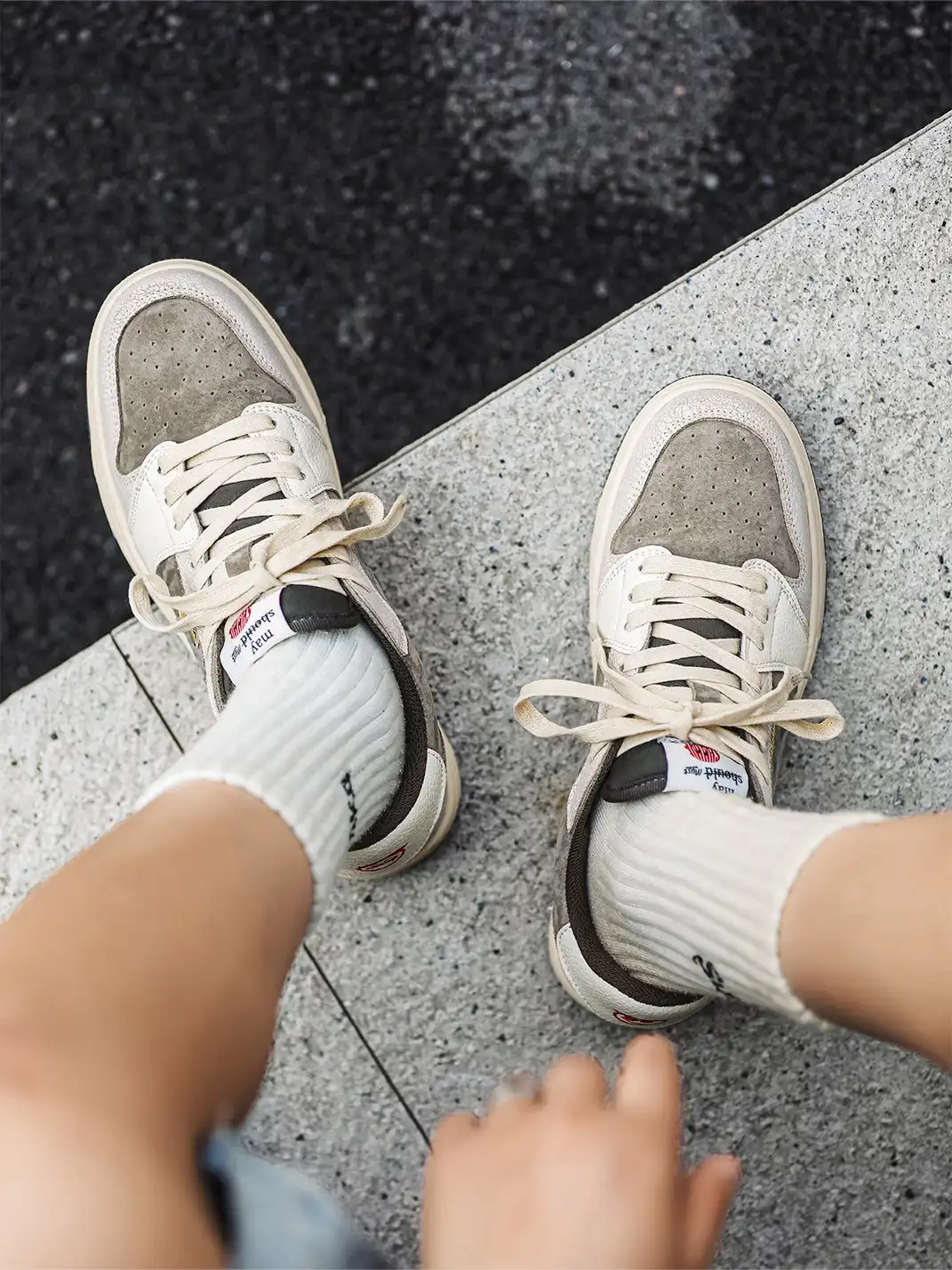 FGMM | Worn-In Suede & Leather Sneakers