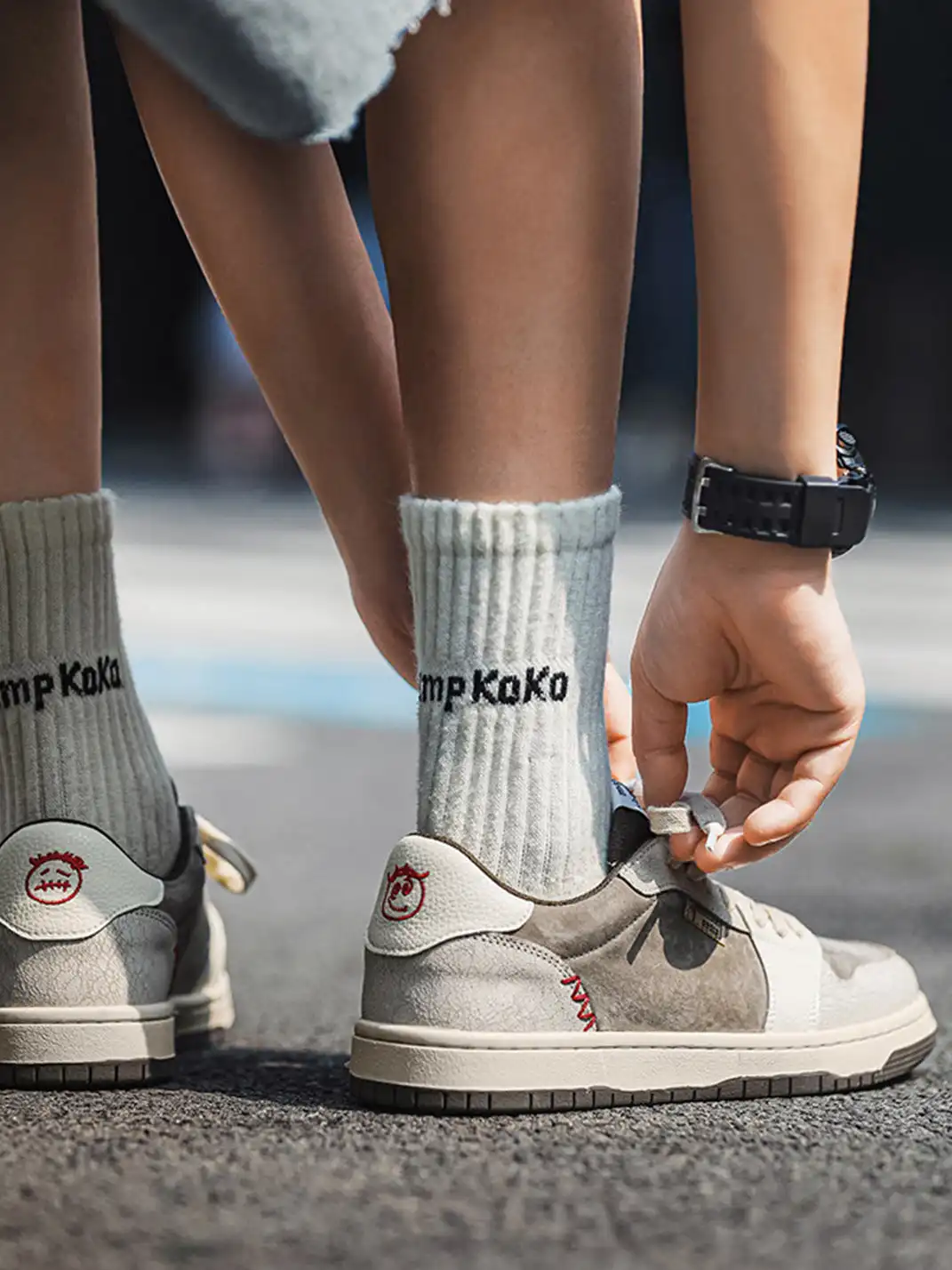 FGMM | Worn-In Suede & Leather Sneakers