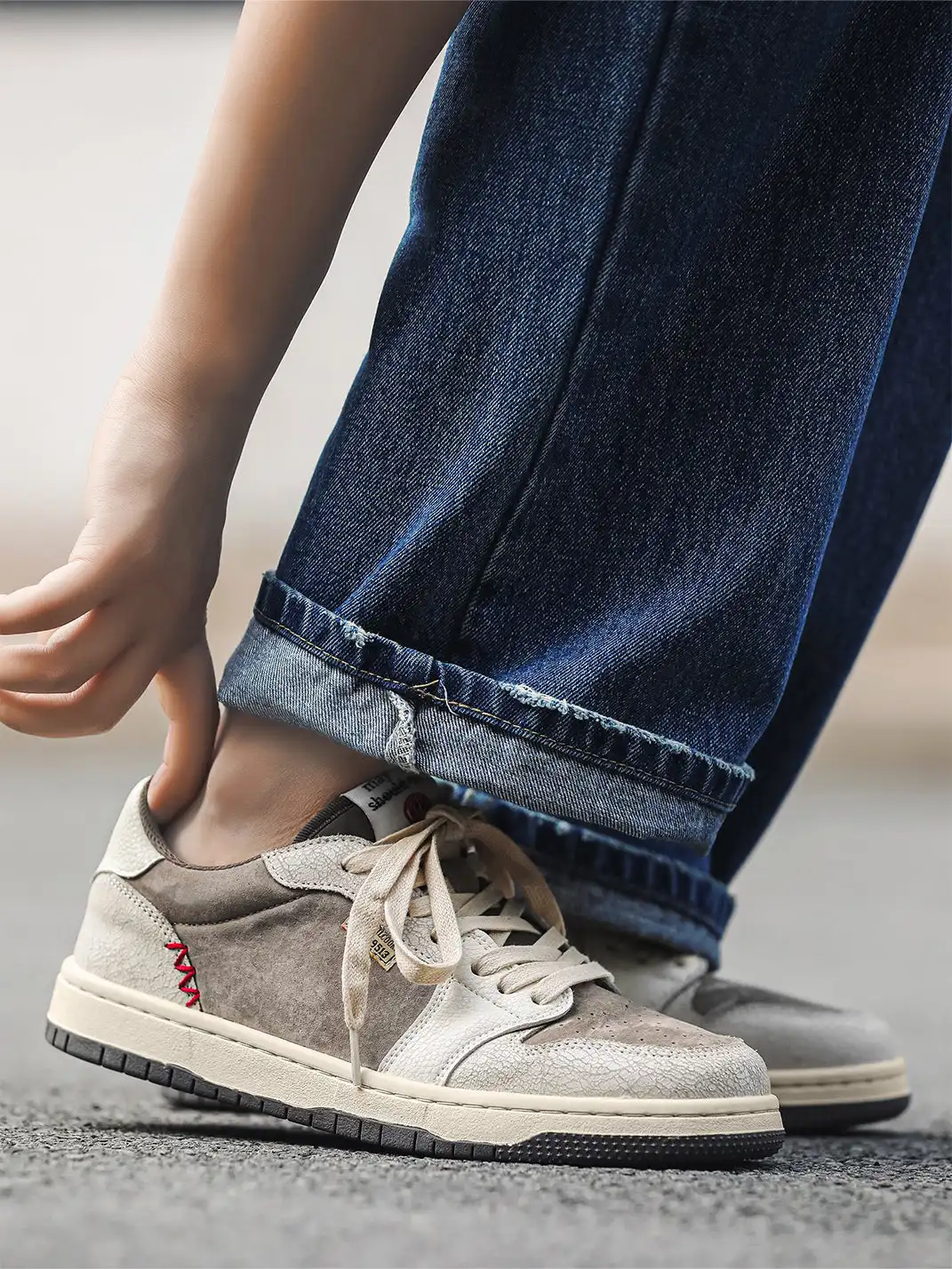 FGMM | Worn-In Suede & Leather Sneakers
