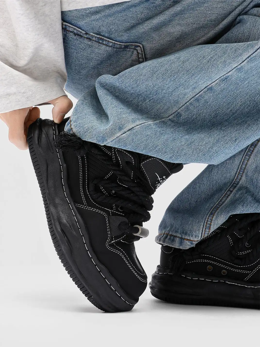 FGMM | 7CM Wavy Sole Chunky Sneakers