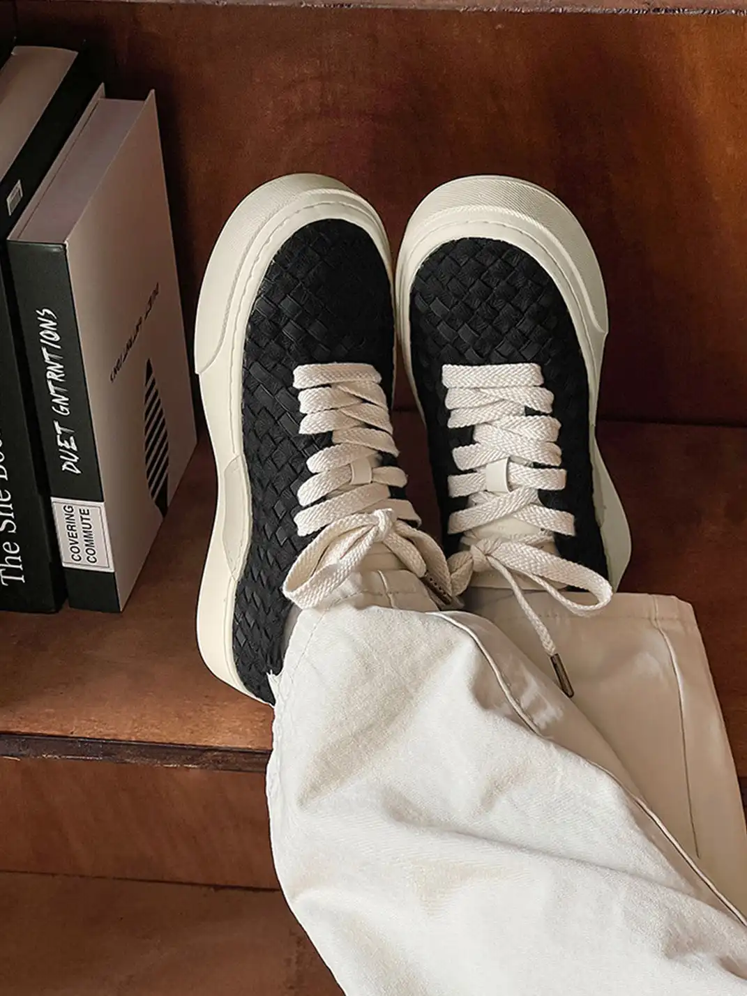FGMM | Woven Platform Shoes