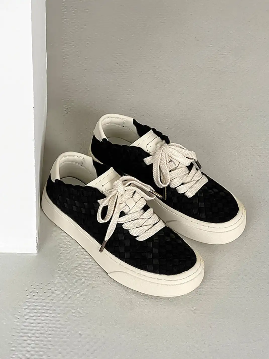 FGMM | Woven Platform Shoes