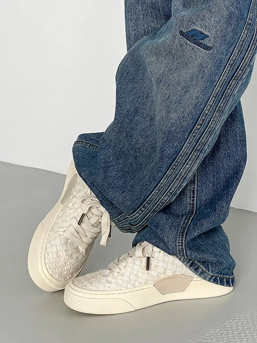 FGMM | Woven Platform Shoes