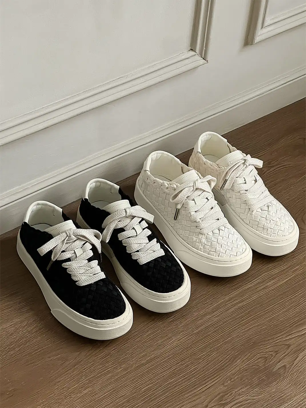 FGMM | Woven Platform Shoes
