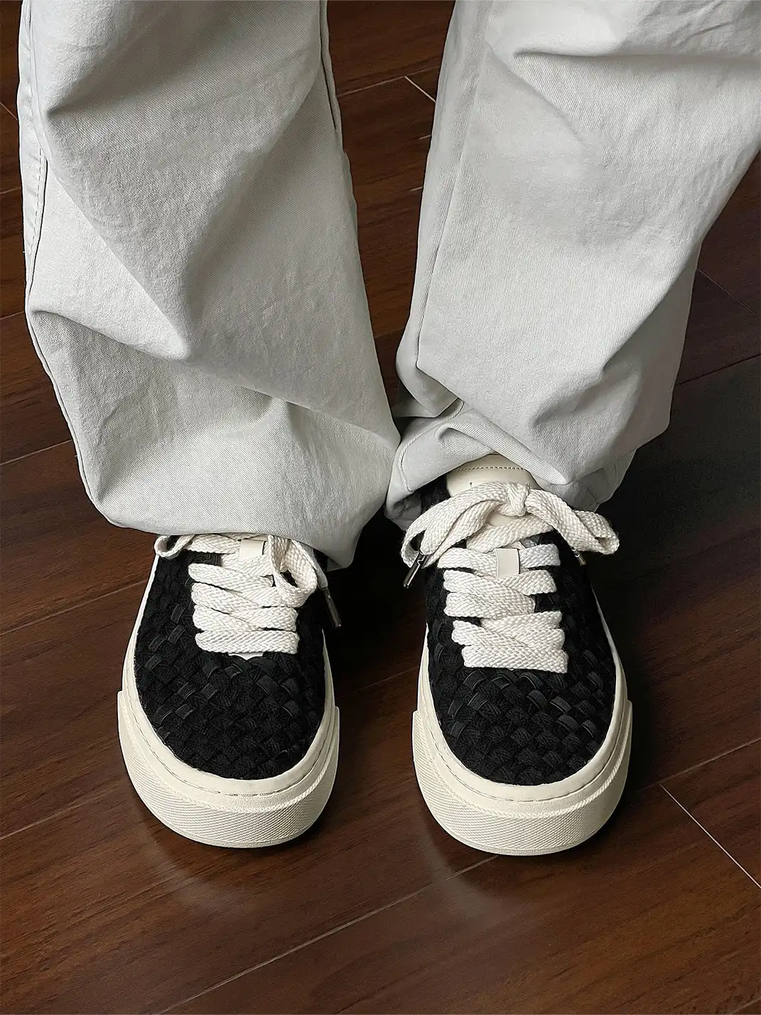 FGMM | Woven Platform Shoes