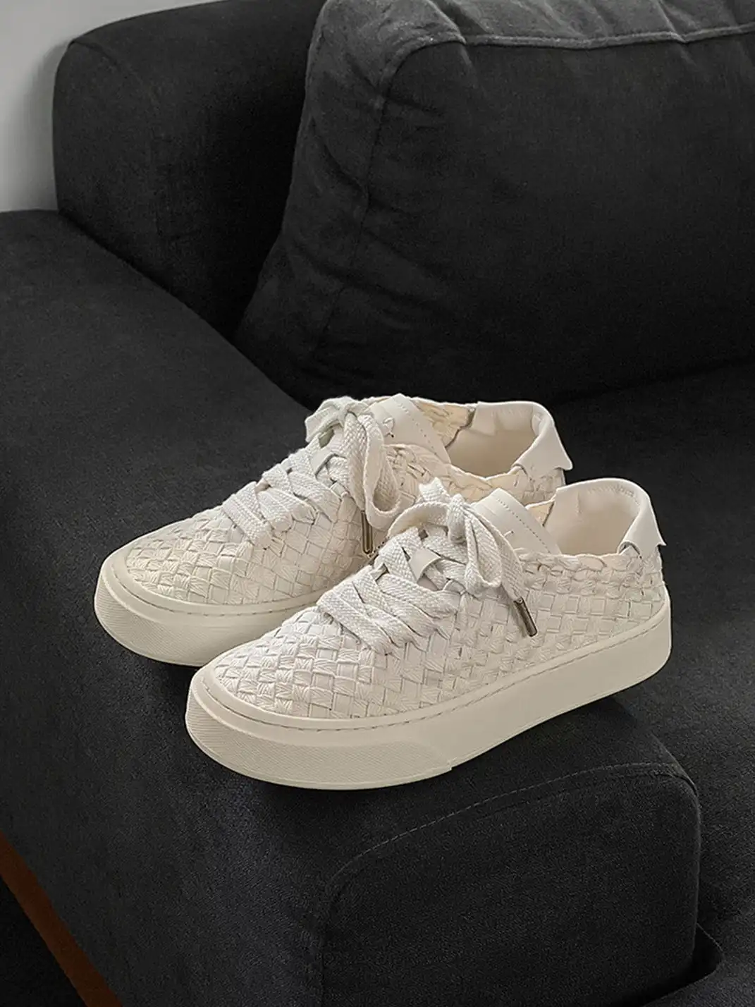 FGMM | Woven Platform Shoes