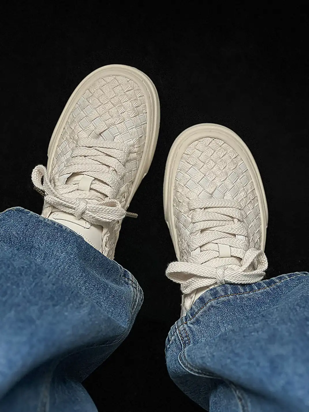 FGMM | Woven Platform Shoes