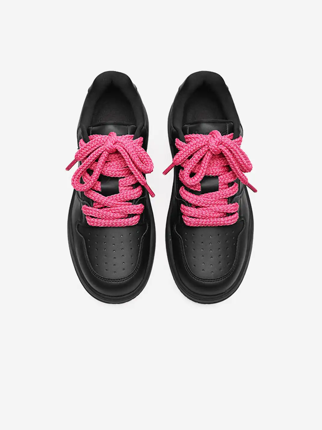 FGMM | Contrast Lacing Structured Chunky Sneakers