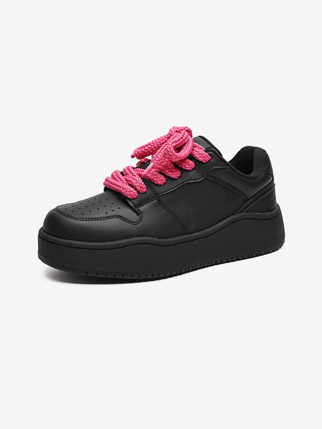 FGMM | Contrast Lacing Structured Chunky Sneakers