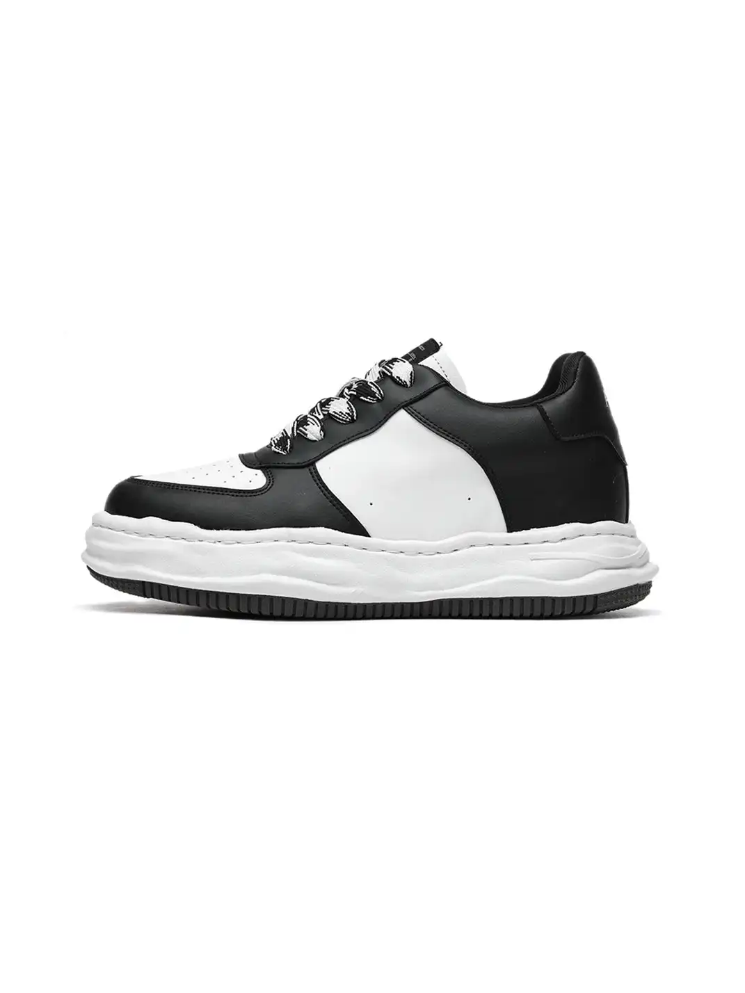 FGMM | Paneled Upper Wavy Sole Chunky Sneakers
