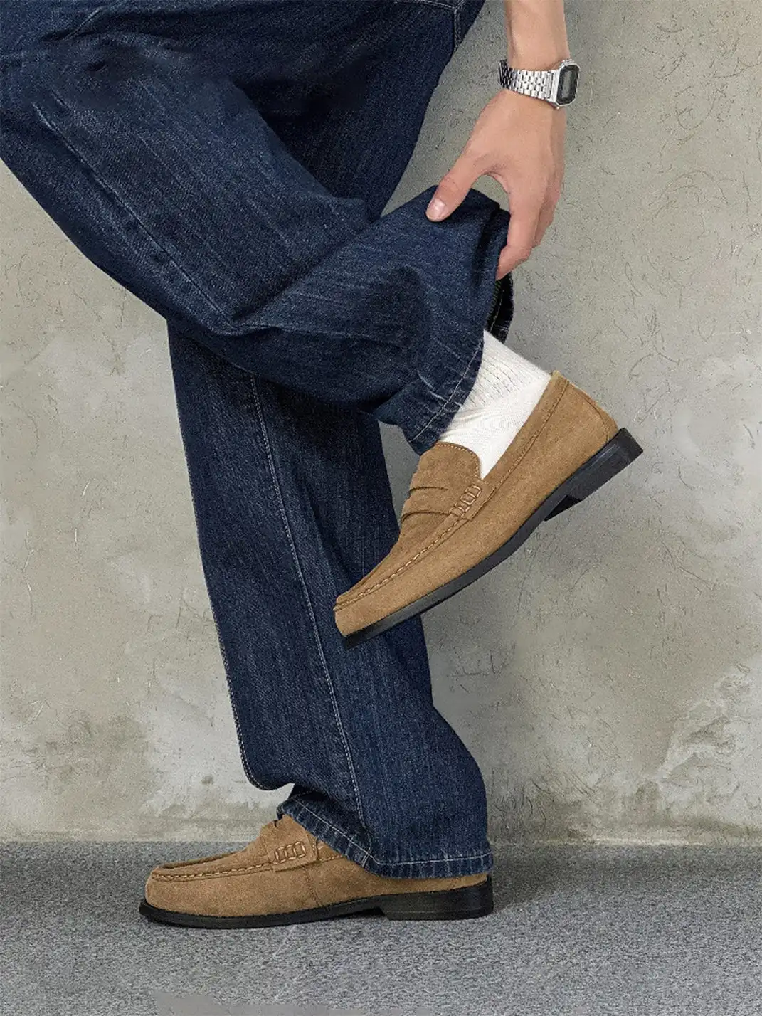 FGMM | Calfskin Square Toe Loafers
