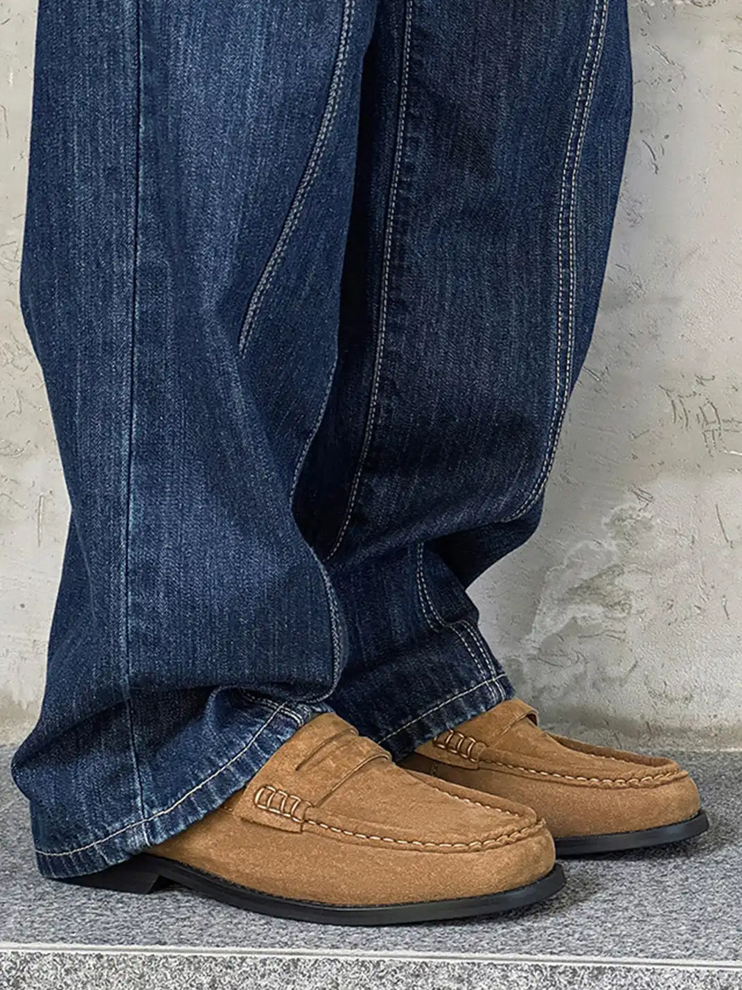 FGMM | Calfskin Square Toe Loafers