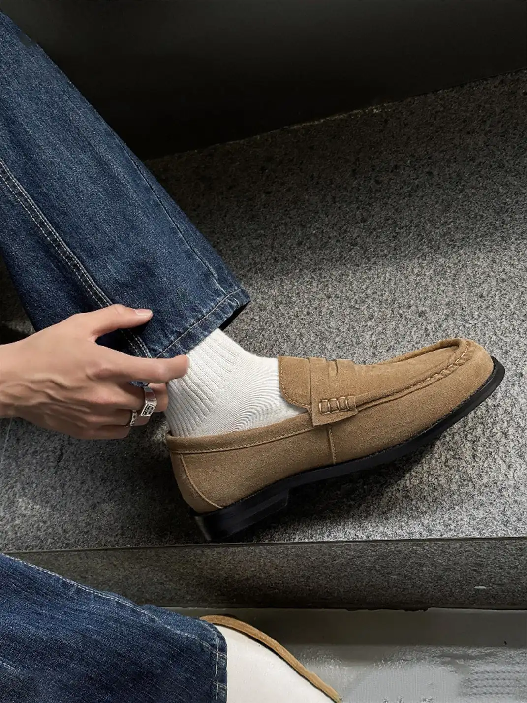 FGMM | Calfskin Square Toe Loafers