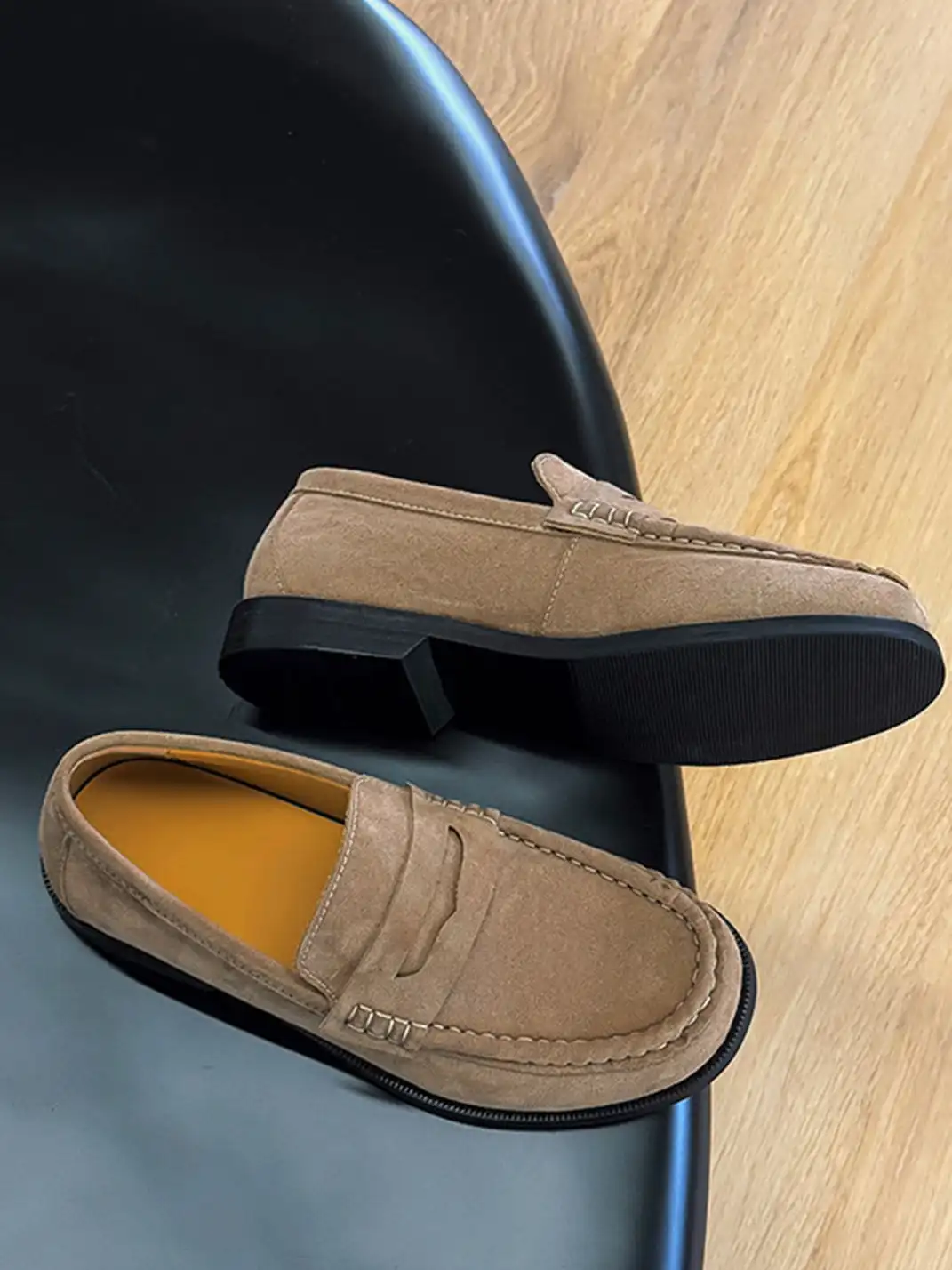 FGMM | Calfskin Square Toe Loafers