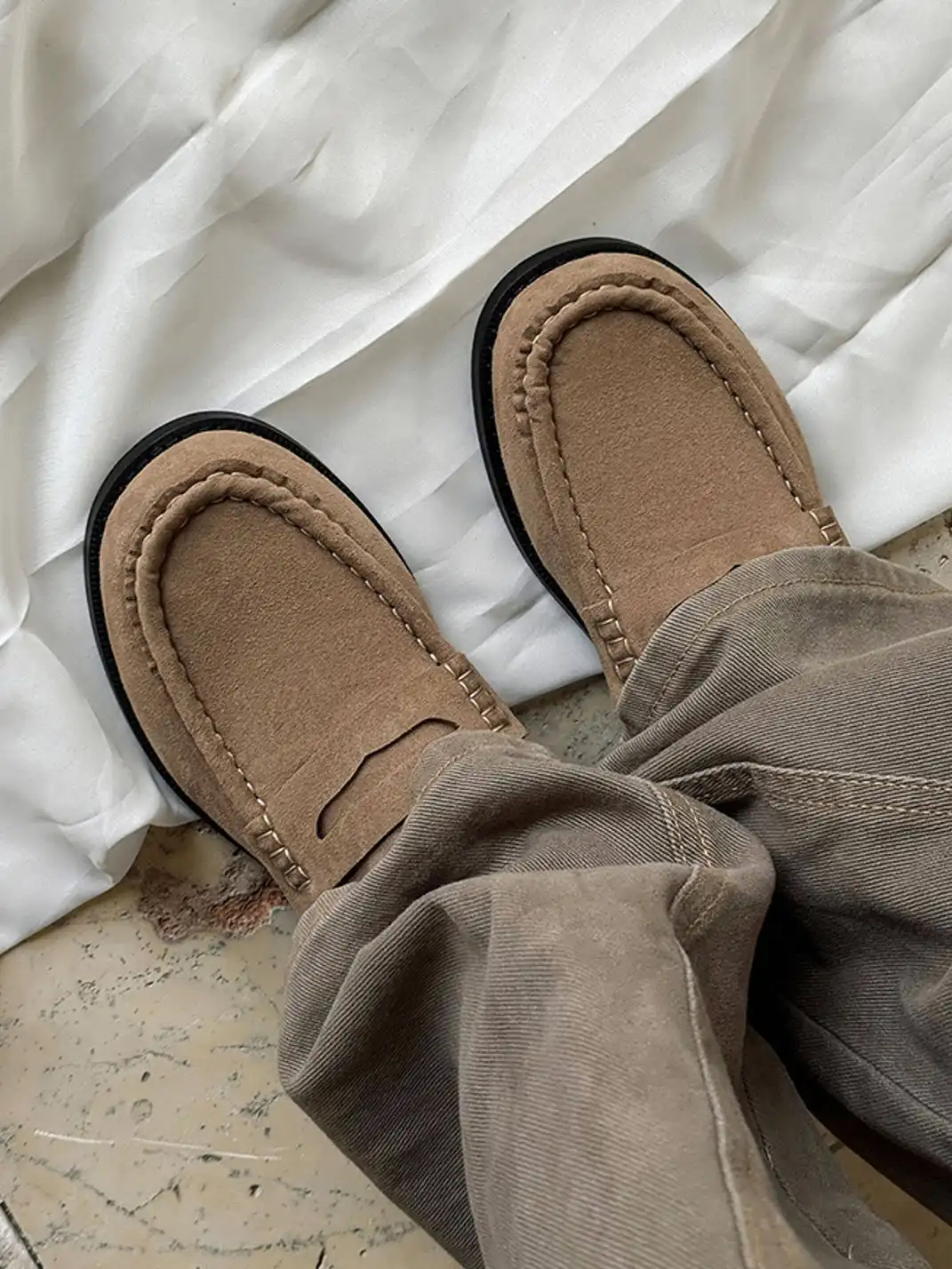 FGMM | Calfskin Square Toe Loafers